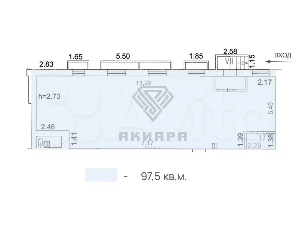 Свободного назначения, 97.5 м - Фото 0