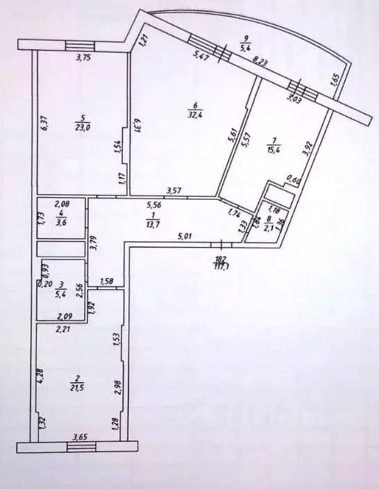 3-к кв. Татарстан, Казань Чистопольская ул., 86/10 (122.0 м) - Фото 1