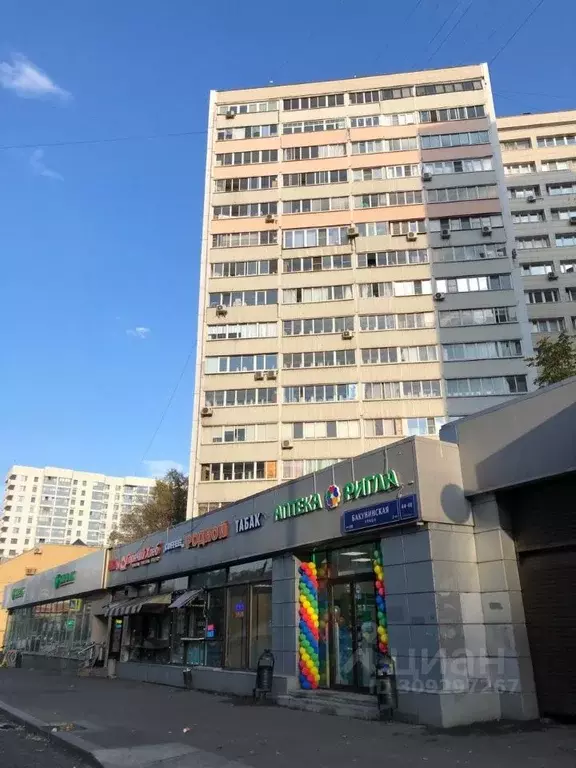 1-к кв. Москва Бакунинская ул., 44/48с1 (47.0 м) - Фото 0