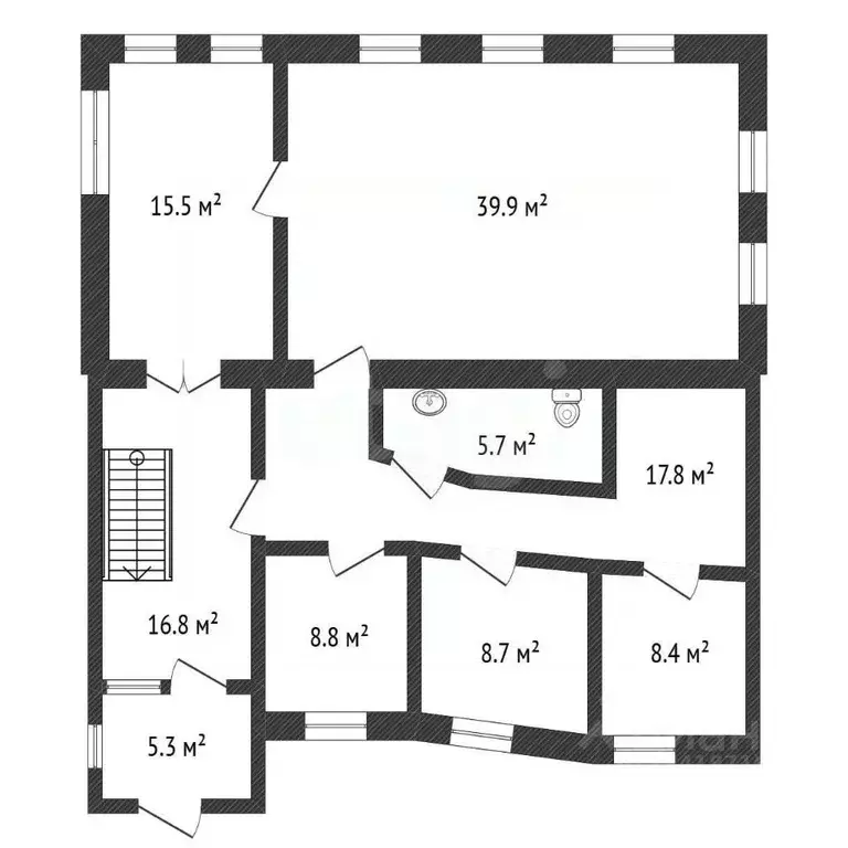 Дом в Калужская область, Ермолино г. Боровский муниципальный округ,  ... - Фото 2