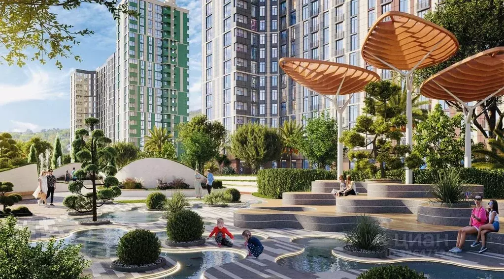 1-к кв. Краснодарский край, Сочи КСМ мкр, ул. Труда, 33 (40.0 м) - Фото 2