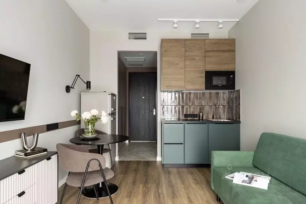 Студия Санкт-Петербург наб. Макарова, 58 (20.0 м) - Фото 1