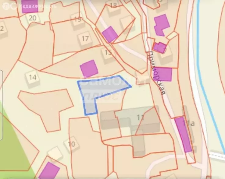 Участок в Туапсе, Приморская улица, 19 (4.5 м) - Фото 1