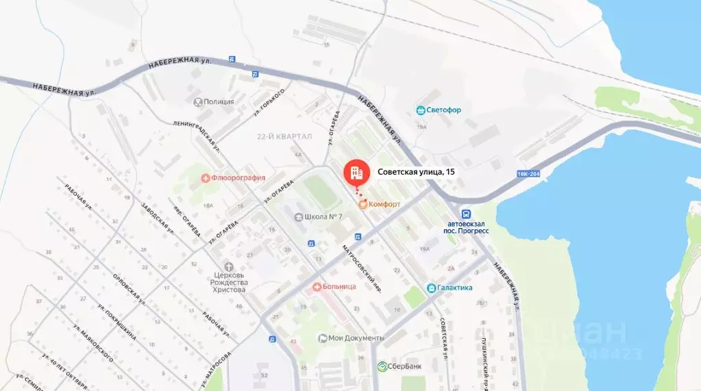 1-к кв. Амурская область, Прогресс пгт Советская ул., 15 (28.3 м) - Фото 1