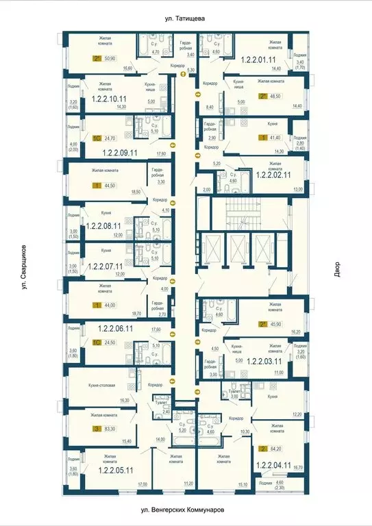 Квартира-студия: Екатеринбург, улица Татищева, 105 (24.5 м) - Фото 0