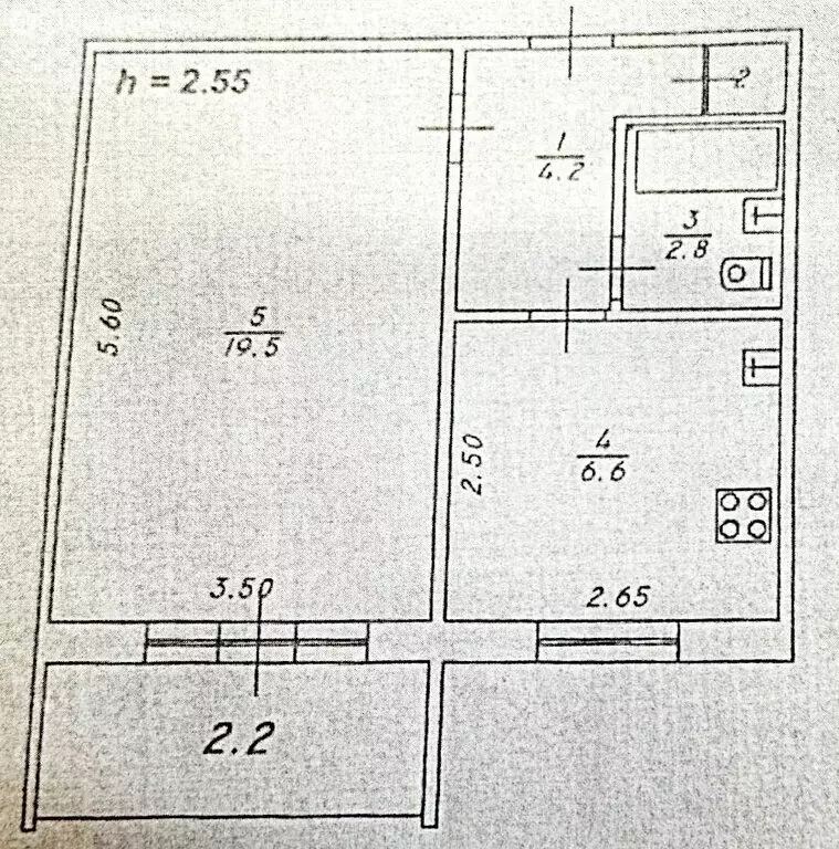 1-комнатная квартира: Тверь, улица Бобкова, 40 (36.1 м) - Фото 0