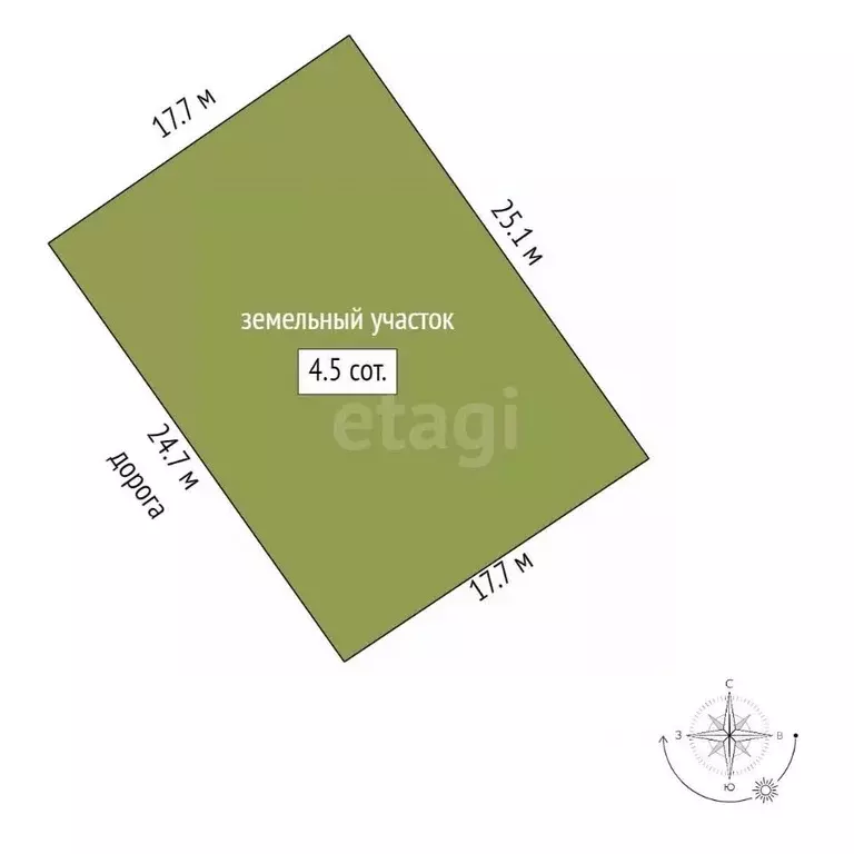 Участок в Севастополь Огонек СТ,  (4.52 сот.) - Фото 2