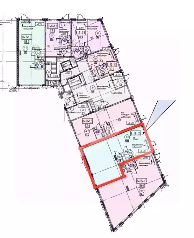 Торговая площадь в Москва 4-я оч., Шагал жилой комплекс (116 м) - Фото 2