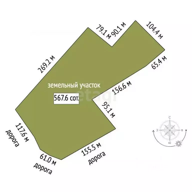 Участок в Костромская область, Нерехтский район, Пригородное с/пос, д. ... - Фото 2