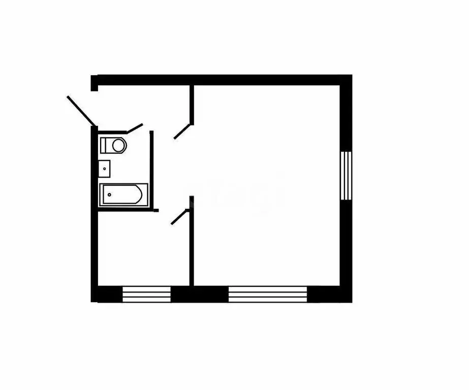 1-комнатная квартира: Сатка, Молодёжная улица, 5 (31 м) - Фото 1