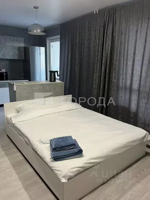 Студия Новосибирская область, Новосибирск ул. Ясный Берег, 3 (39.0 м) - Фото 2