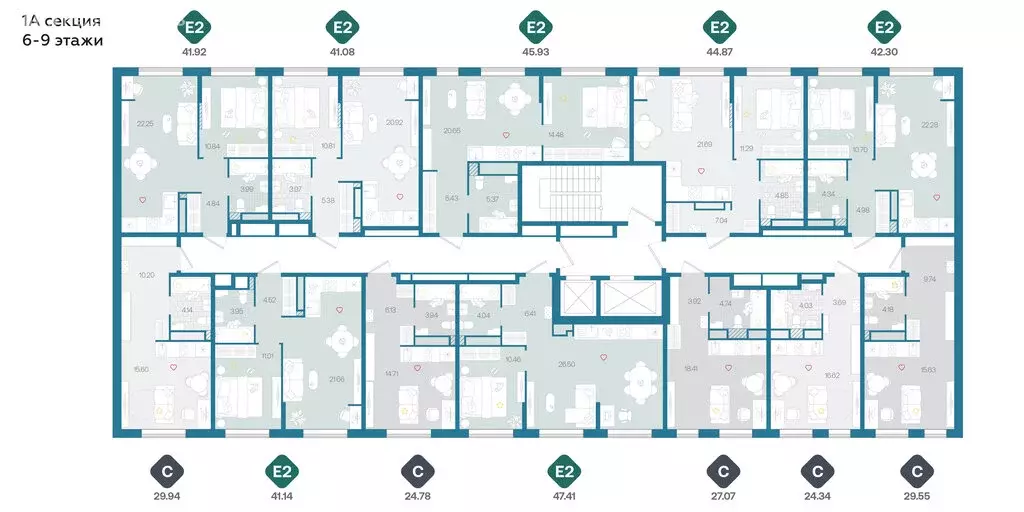 Квартира-студия: Тюмень, жилой комплекс Сибирский (24.78 м) - Фото 2