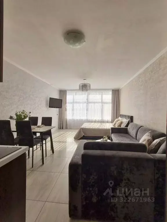 Студия Иркутская область, Иркутск Байкальская ул., 244/2 (32.0 м) - Фото 1