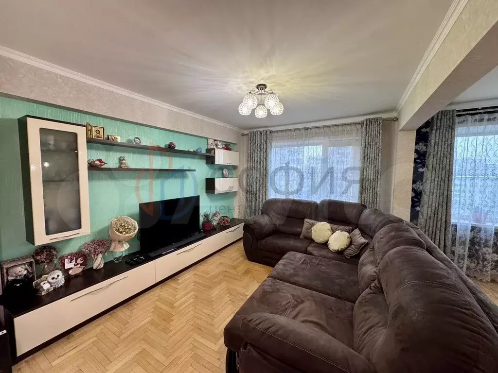 3-к. квартира, 77,6 м, 6/9 эт. - Фото 0