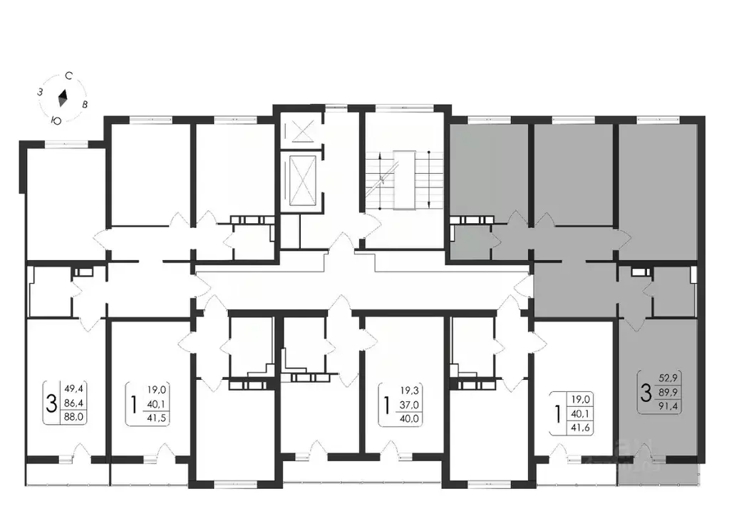 3-к кв. Воронежская область, Воронеж ул. Шишкова, 140Б/21 (91.4 м) - Фото 1