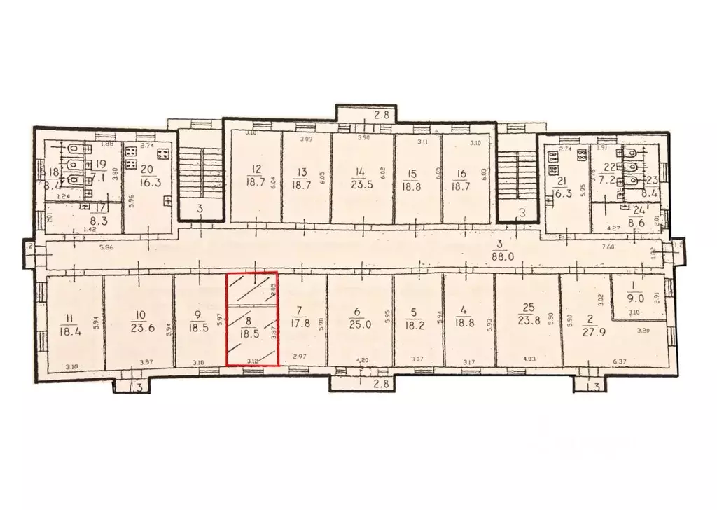 Комната Санкт-Петербург ул. Партизана Германа, 32К2 (18.5 м) - Фото 2
