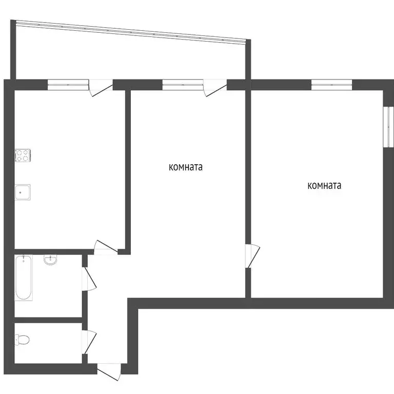 2-комнатная квартира: Улан-Удэ, Ключевская улица, 76А (64 м) - Фото 1