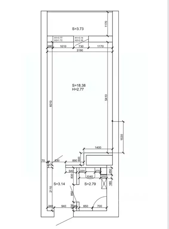 Студия Санкт-Петербург ул. Верхне-Каменская, 11к1 (25.0 м) - Фото 2
