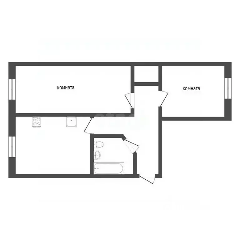 2-к кв. Севастополь ул. Адмирала Юмашева, 22 (46.1 м) - Фото 2