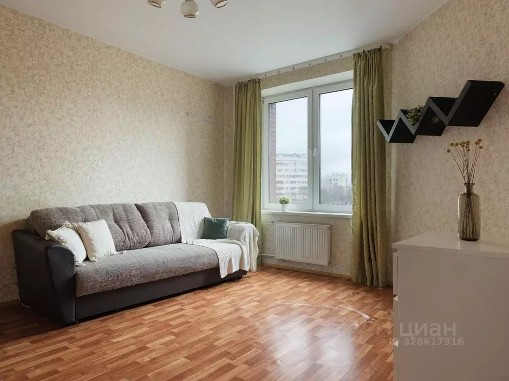 1-к кв. Санкт-Петербург ул. Ушинского, 3к3 (39.6 м) - Фото 1