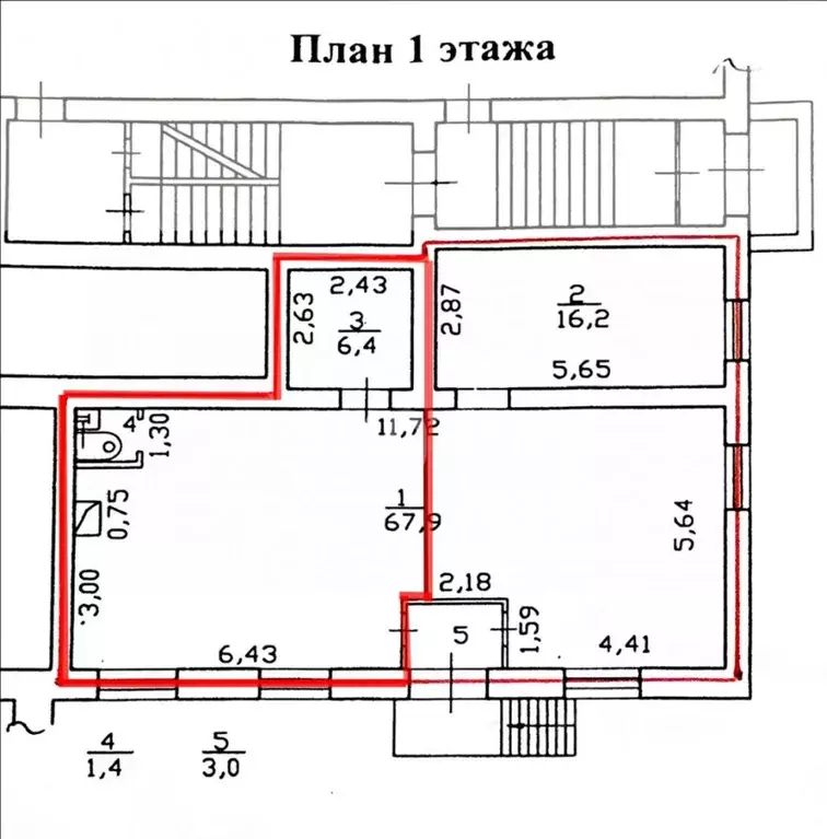 Помещение свободного назначения в Санкт-Петербург Среднеохтинский ... - Фото 2