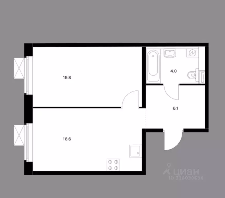 1-к кв. Москва Сосенское поселение, просп. Куприна, 18к2 (43.0 м) - Фото 1