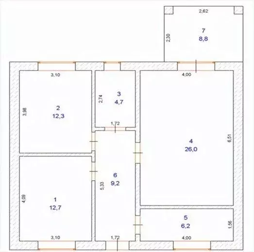 Дом в Оренбургская область, Оренбург 21-я линия (90 м) - Фото 2