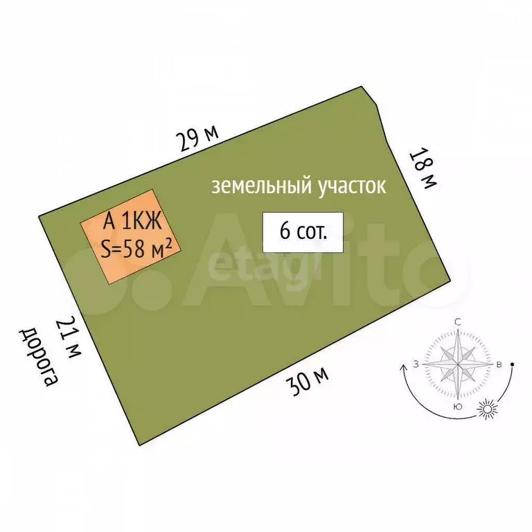 Дача 58 м на участке 6 сот. - Фото 0