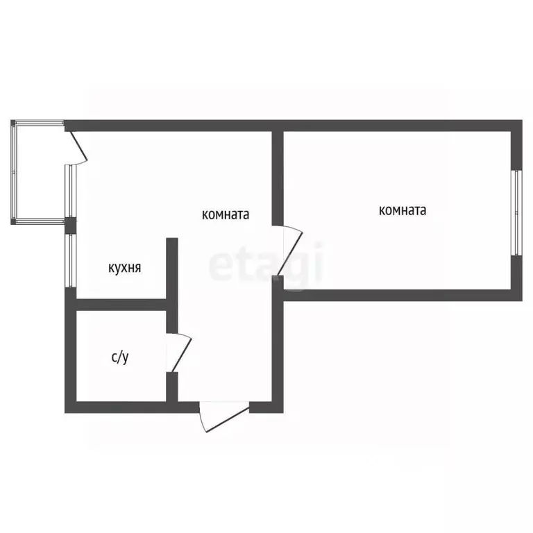 2-к кв. Владимирская область, Ковров Восточная ул., 52/9 (46.0 м) - Фото 1