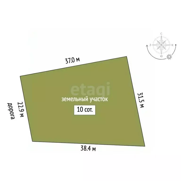 Участок в Московская область, Кашира городской округ, д. Терново-2 ул. ... - Фото 1