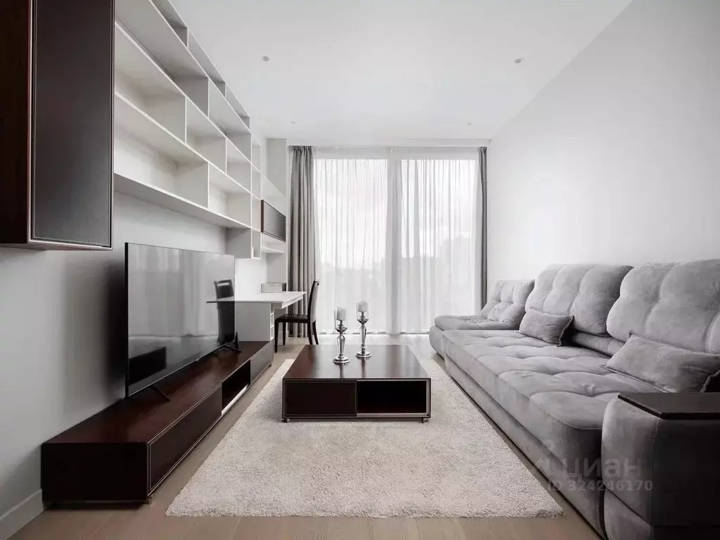 2-к кв. Москва 1-й Красногвардейский проезд, 22с2 (62.4 м) - Фото 1