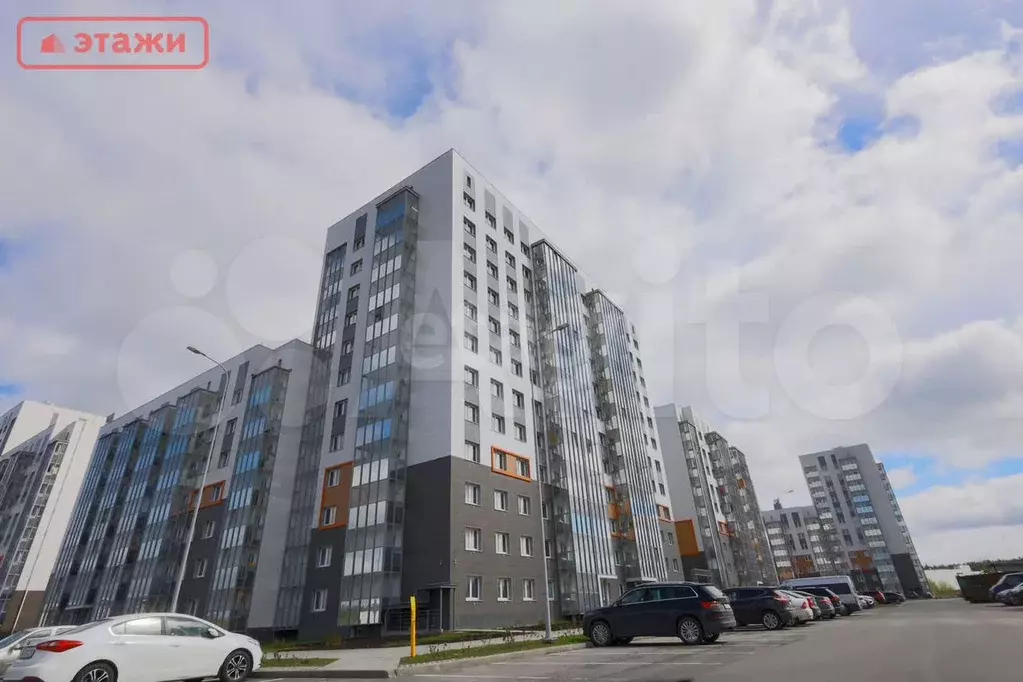 2-к. квартира, 37,6 м, 5/14 эт. - Фото 1
