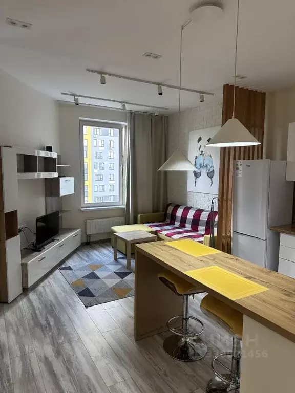 Студия Москва пос. Коммунарка, ул. Бачуринская, 7к1 (27.0 м) - Фото 1