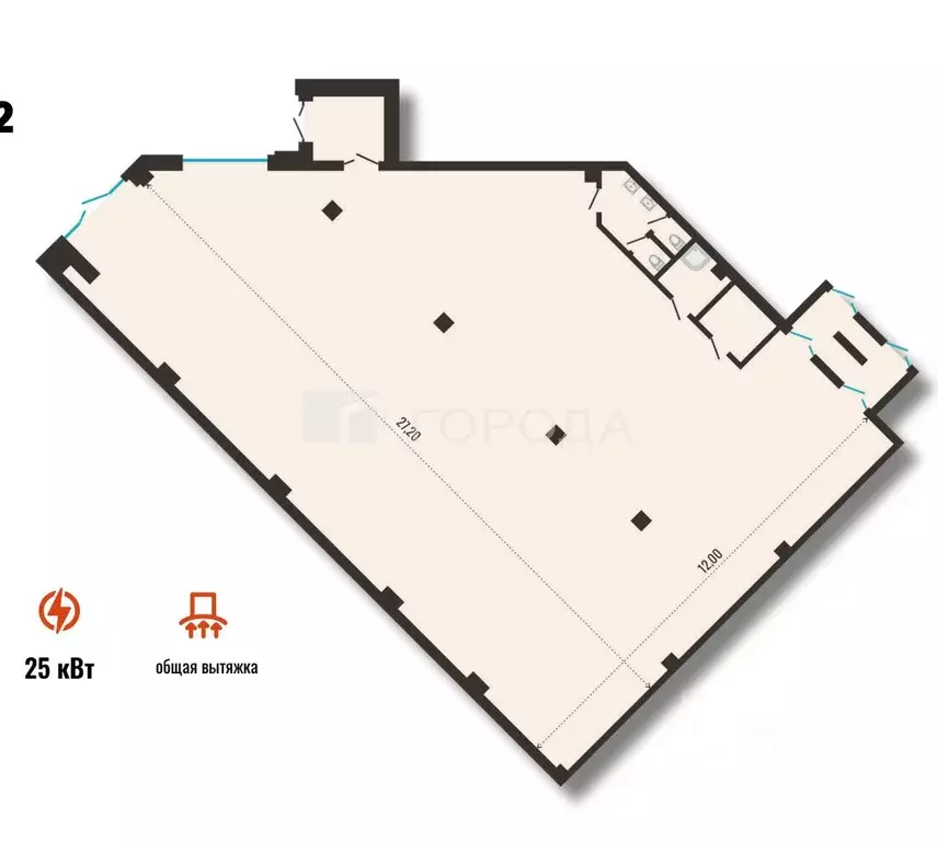 Торговая площадь в Новосибирская область, Новосибирск ул. Шевченко, ... - Фото 2