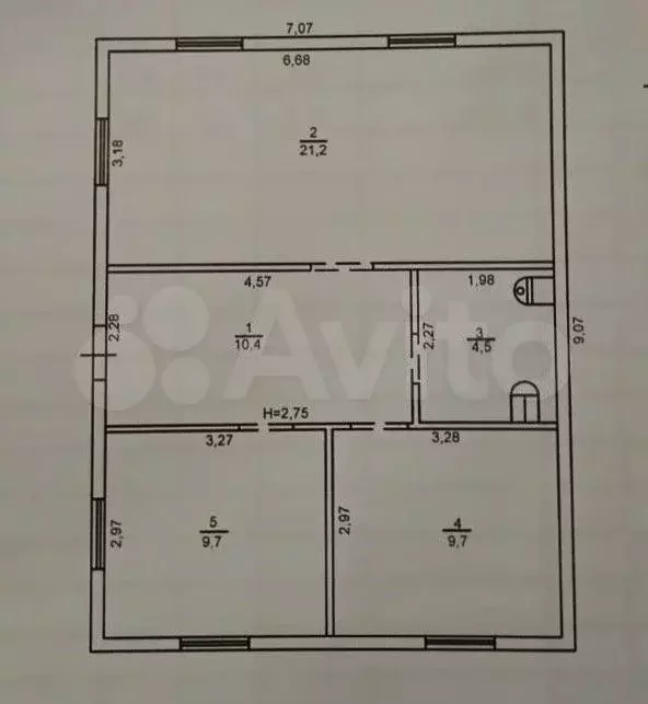 Дом 55,5 м на участке 4 сот. - Фото 0