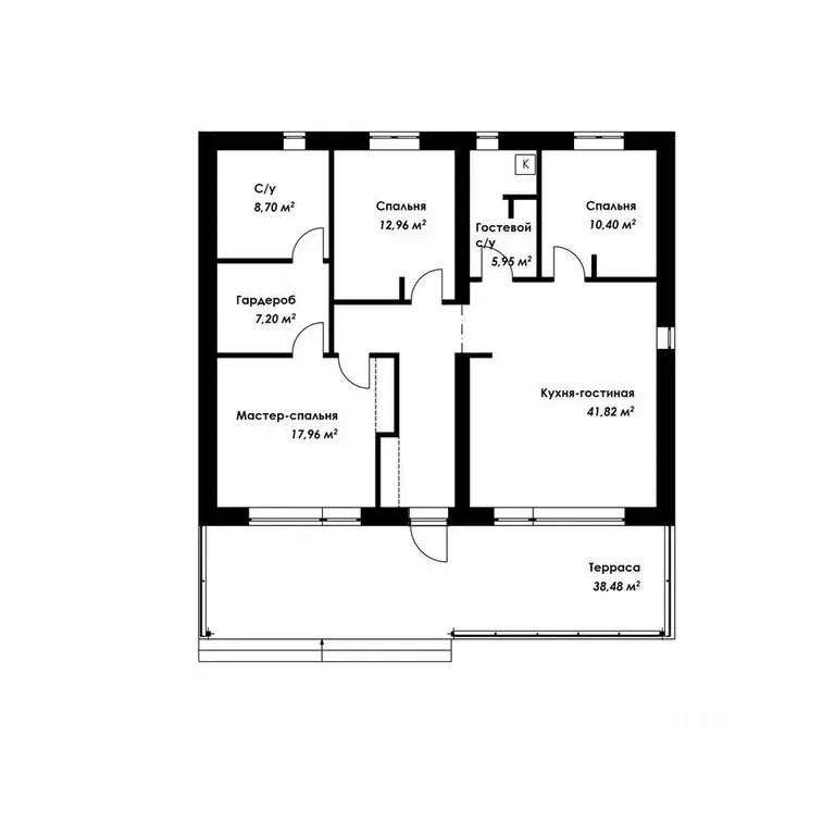 Дом в Саратовская область, с. Усть-Курдюм ул. 1-я Панорамная (158 м) - Фото 1