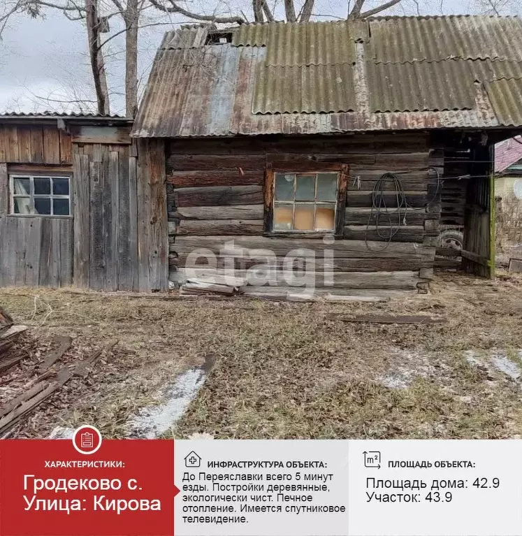 Дом в Хабаровский край, Имени Лазо район, с. Гродеково ул. Кирова (43 ... - Фото 1