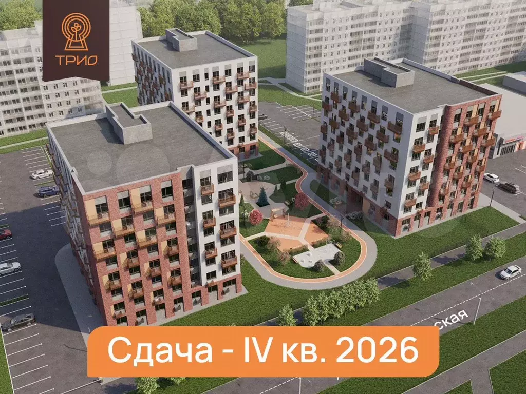 2-к. квартира, 62,5 м, 4/6 эт. - Фото 0