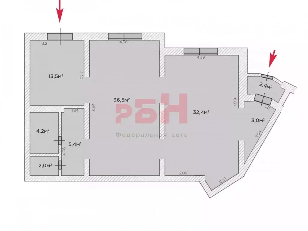 Торговая площадь в Тюменская область, Тюмень ул. Свердлова, 1 (98 м) - Фото 1