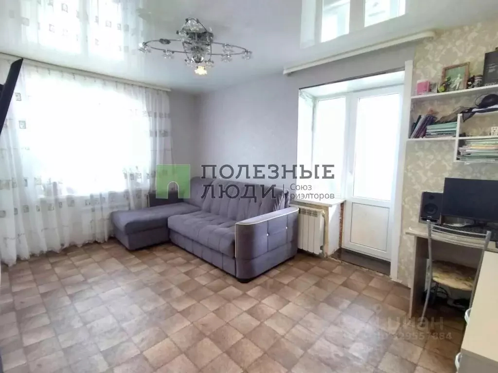 2-к кв. Татарстан, Зеленодольск ул. Ленина, 1 (45.2 м) - Фото 1