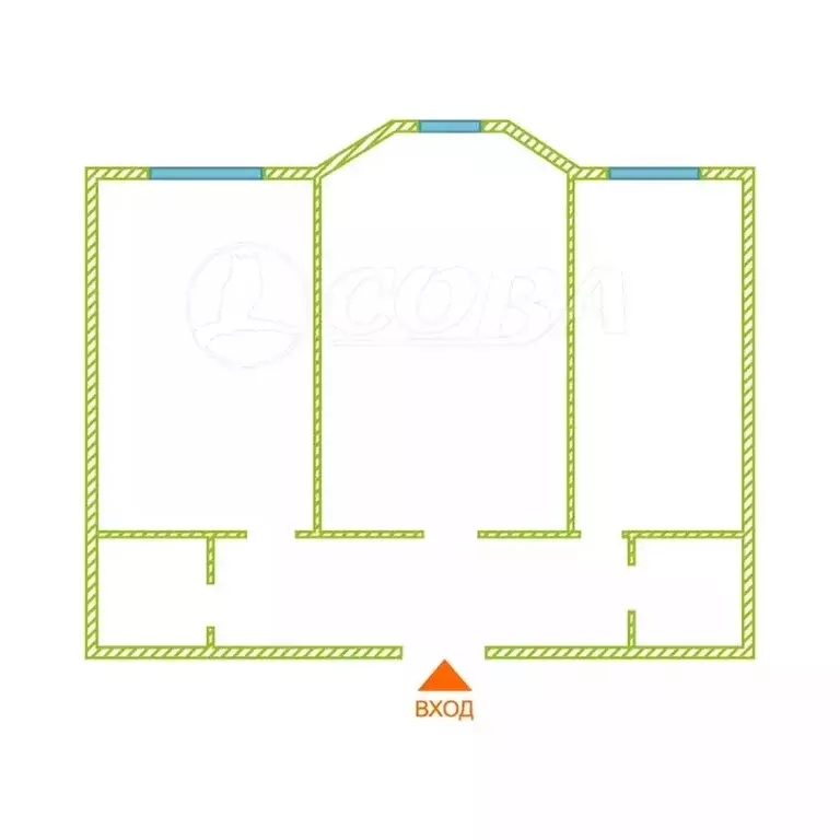 2-комнатная квартира: Махачкала, улица Лаптиева, 10А (75 м) - Фото 2