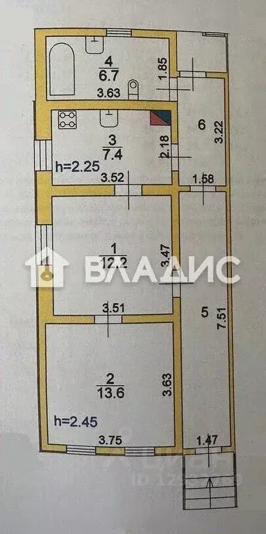 Дом в Пензенская область, Бессоновский район, с. Чемодановка ул. ... - Фото 2