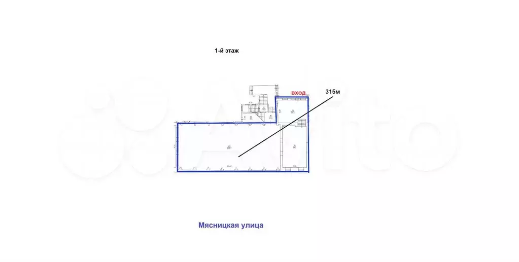 315 м2 аренда на ул. Мясницкая - Фото 0