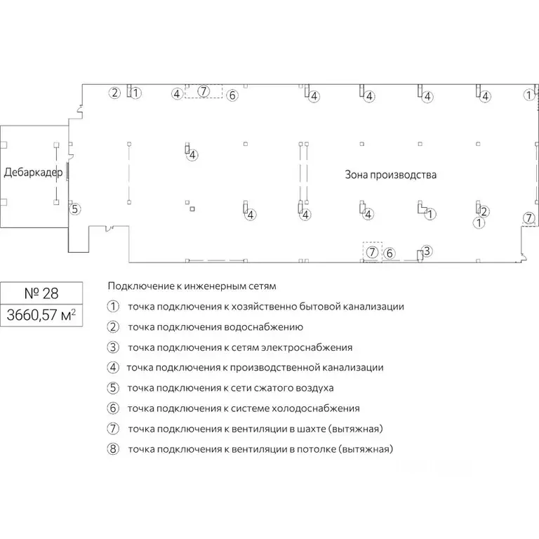 Производственное помещение в Москва Рябиновая ул., 42АС10 (3661 м) - Фото 1