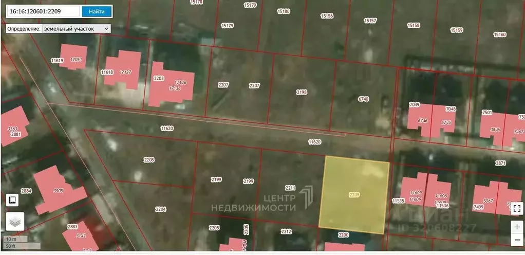 Участок в Татарстан, Казань ул. Юсуфа Акчурина, 8 (7.36 сот.) - Фото 1