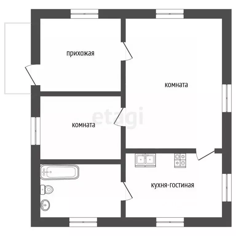 Дом в Ростовская область, Батайск Литовская ул. (52 м) - Фото 2