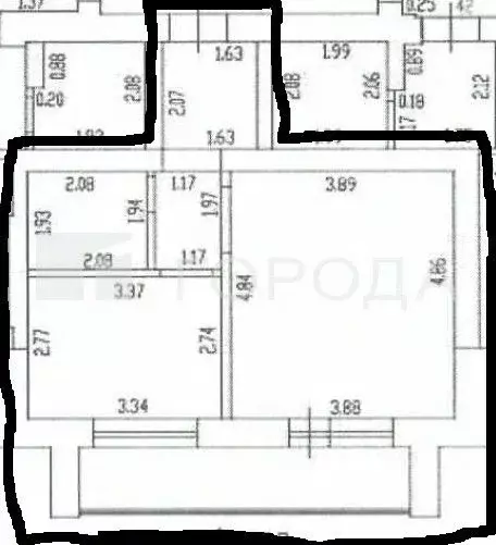 1-к кв. Алтайский край, Новоалтайск Прудская ул., 13 (41.5 м) - Фото 2