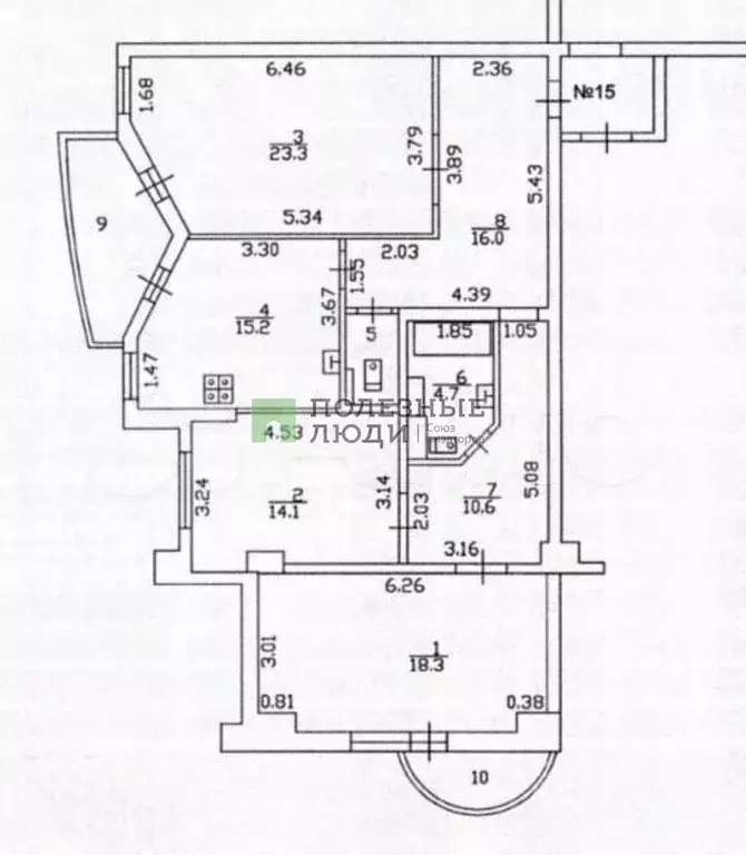 3-к. квартира, 110 м, 5/17 эт. - Фото 0