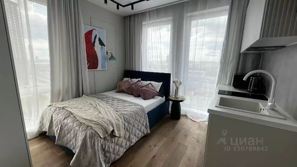 Студия Москва Новоостаповская ул., 20 (11.0 м) - Фото 1