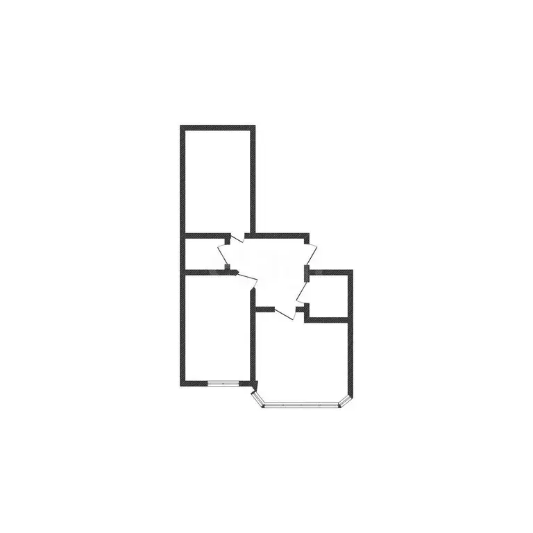 2-комнатная квартира: посёлок городского типа Яблоновский, Космическая ... - Фото 1